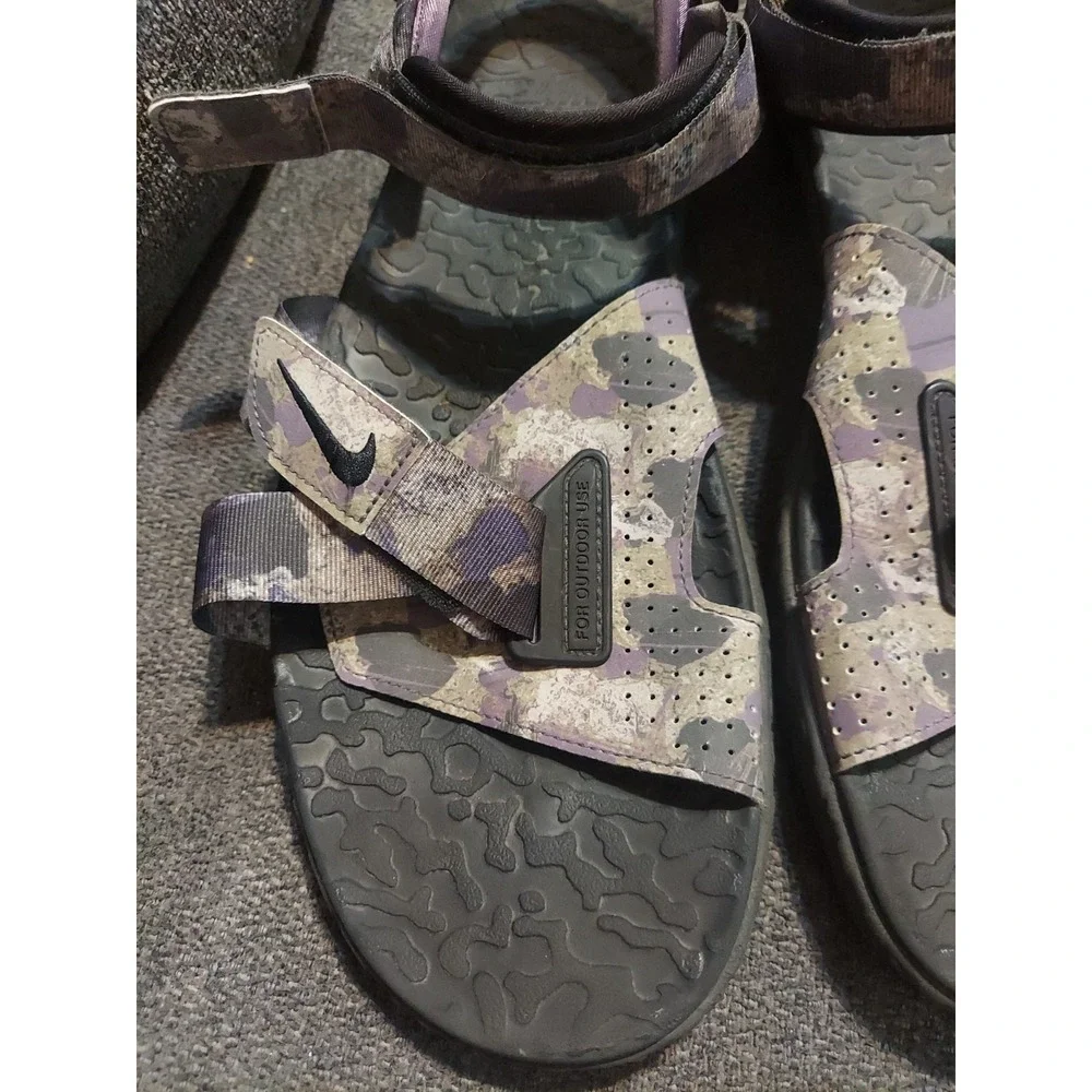 Nike ACG Air Deschutz SE Sandals Dark Driftwood Canyon Purple Men's Size 15 Pool